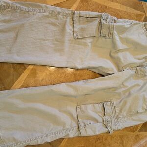 Lucky Brand Women's/Jr’s Light Tan Cargo Crop Pants